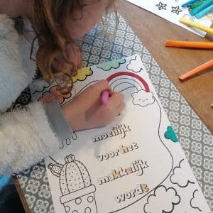 Positieve Kleurplaten met groeitaal